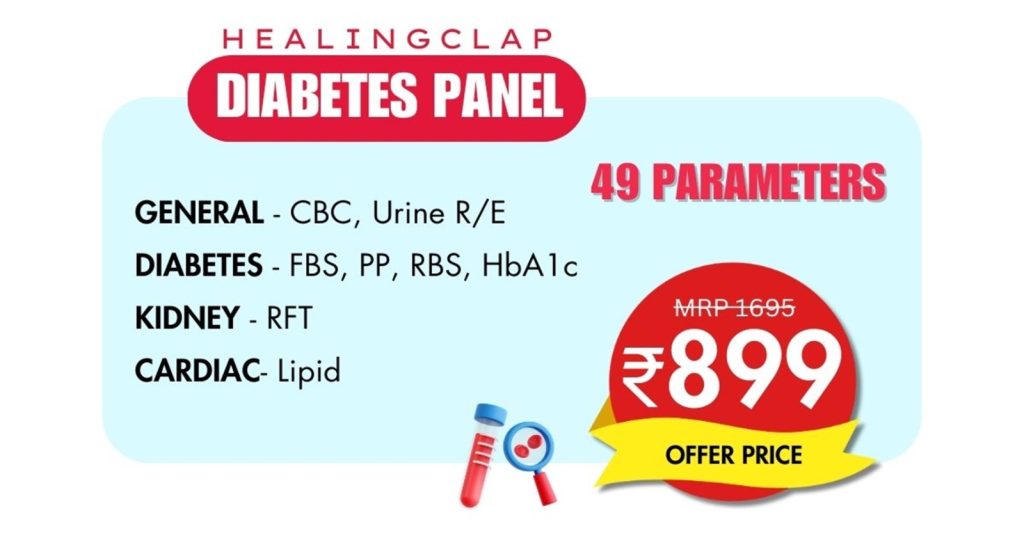 HealingClap HealingClap Labs Diabetes Panel Offer